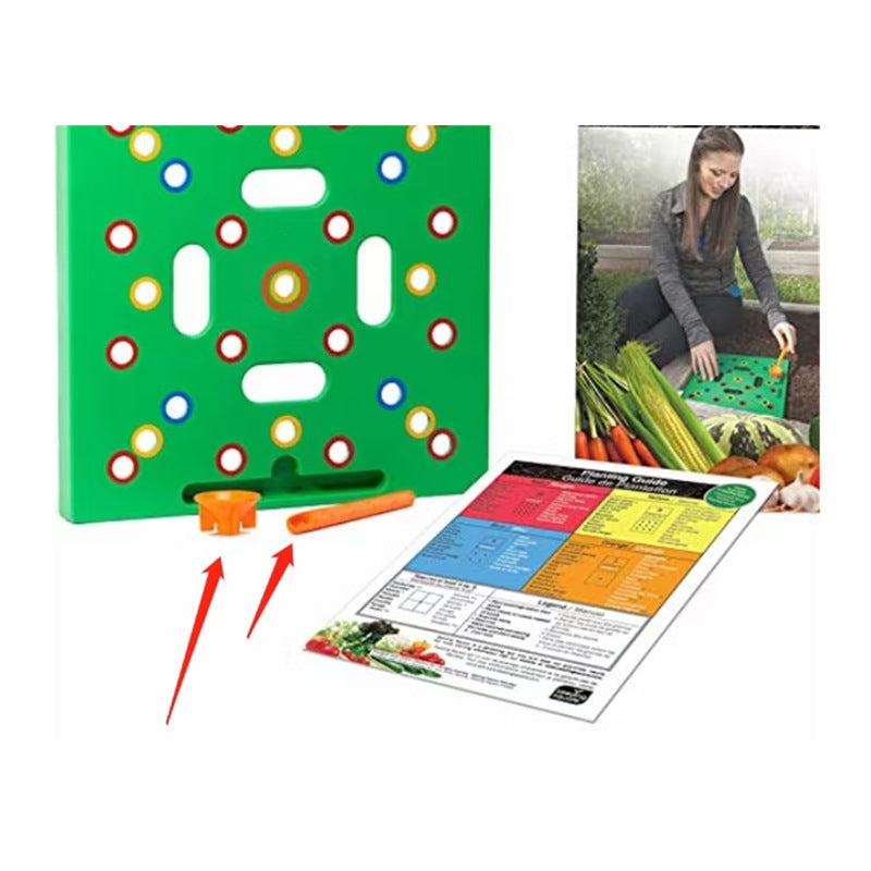 THEMEASHOP™ EXTÉRIEUR- Gabarit de semis carré, plateau de plantation, outil d'espacement pour graines de légumes de jardin