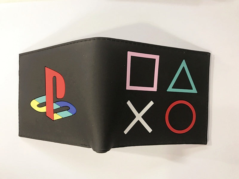 Portefeuille PS4, portefeuille manette de jeu PlayStation, modèle court