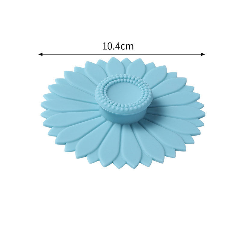 ESTHEMEA HOME- Couvercle en silicone étanche pour tasse à eau, tasse à thé créative, marque pour tasse en verre ou en céramique, anti-poussière