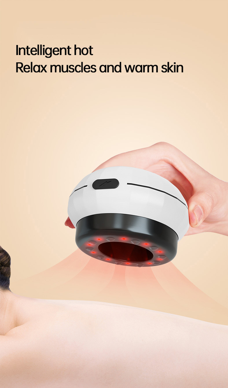 THEMEASHOP™ ÉPICERIE- Appareil de ventouses électrique intelligent à 12 niveaux, sans fil, pour usage domestique. Drainage indolore des méridiens. Soins de santé