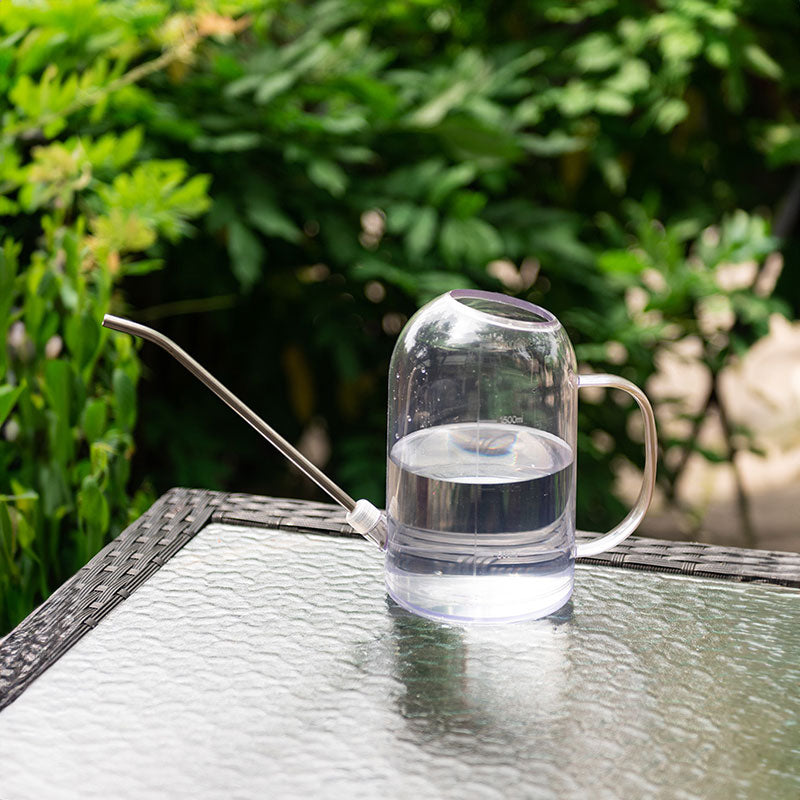 ESTHEMEA HOME- Arrosoir de jardin neuf de 1,5 L, arrosoir amovible de grande capacité, en acier inoxydable avec long bec verseur, accessoires de jardinage pour la maison.