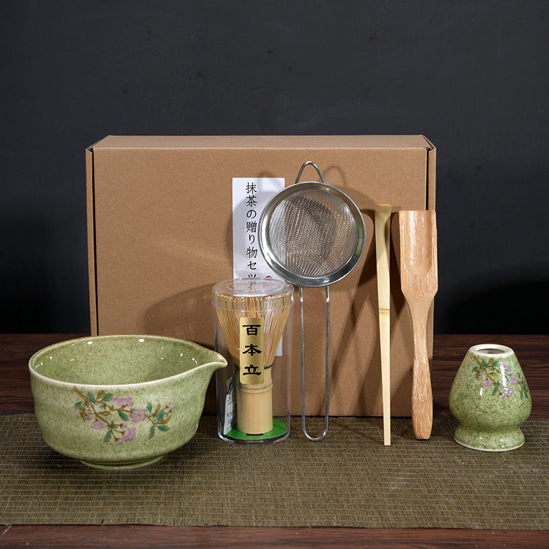 Bol à matcha, outil pour préparer le matcha et commander du thé, bol à thé en céramique, tasse à thé, mélangeur, brosse à matcha, ensemble fouet à thé