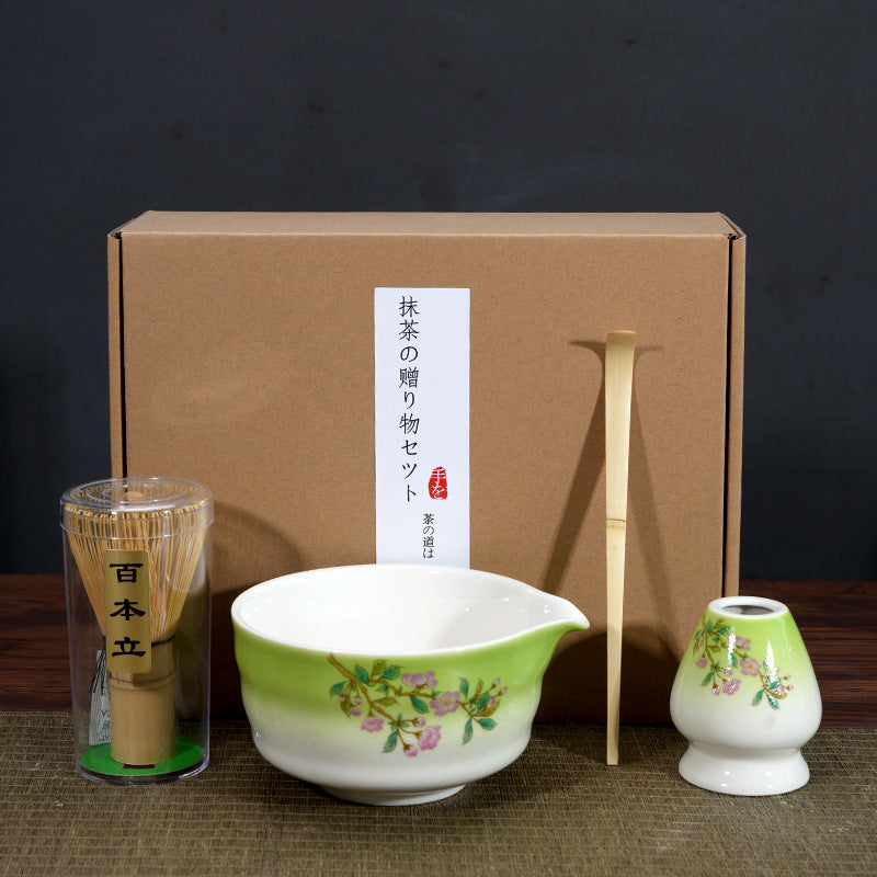 Bol à matcha, outil pour préparer le matcha et commander du thé, bol à thé en céramique, tasse à thé, mélangeur, brosse à matcha, ensemble fouet à thé