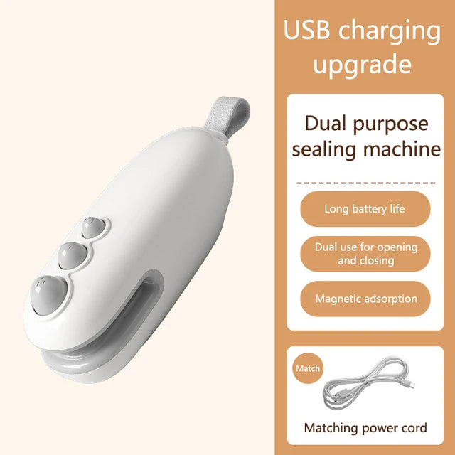 ESTHEMEA HOME- Machine de scellage compacte pour snacks, mini machine de scellage, machine de scellage manuelle pour plastique