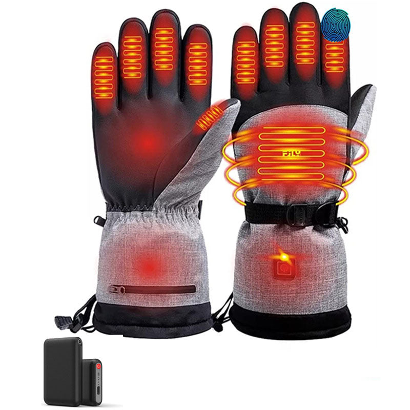 THEMEASHOP™  HOMME - Gants chauffants intelligents à contrôle de température, rechargeables par USB, pour le ski et le cyclisme en extérieur.