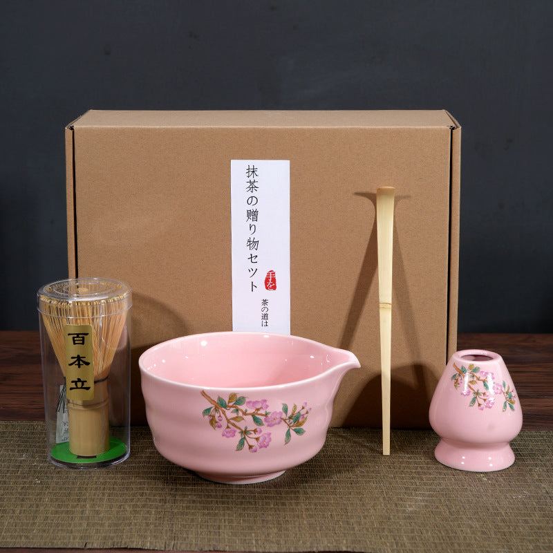 Bol à matcha, outil pour préparer le matcha et commander du thé, bol à thé en céramique, tasse à thé, mélangeur, brosse à matcha, ensemble fouet à thé