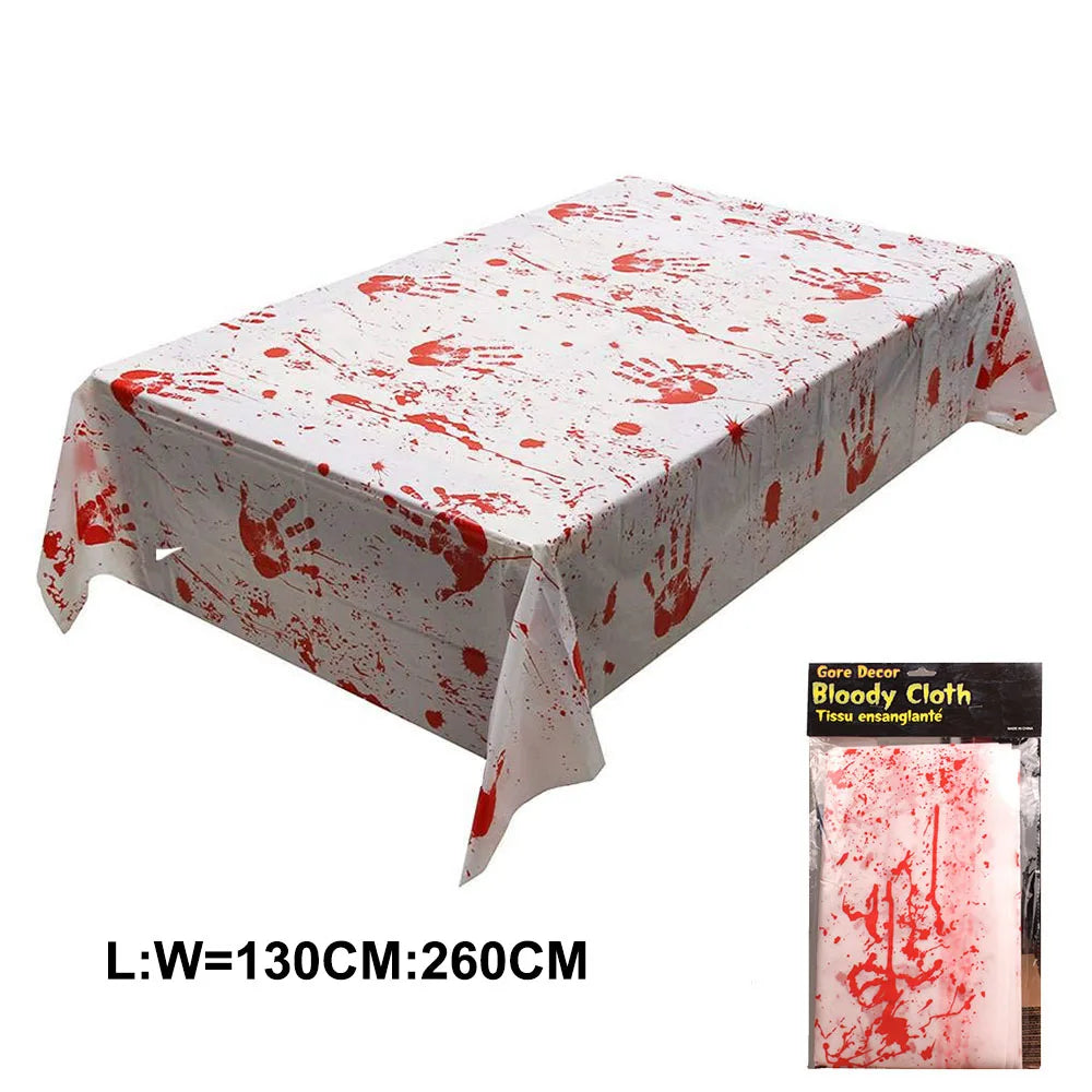 THEMEASHOP™ - Nappe Imprimée sanglant Halloween