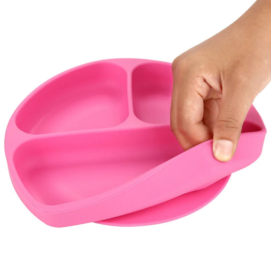 Sucker Bowl BAE'B-  assiette en silicone à compartiments