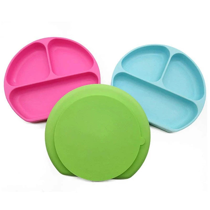Sucker Bowl BAE'B-  assiette en silicone à compartiments