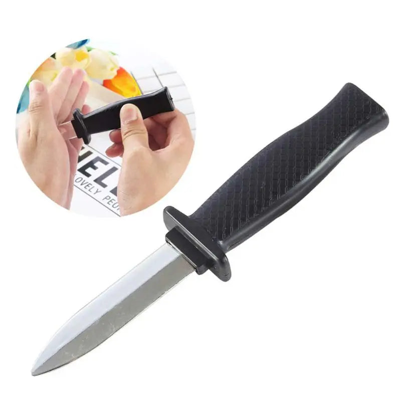 THEMEASHOP™- Halloween Party Toys Simulation Plastic Spring Retractable Fake Knife Funny Prank Spoof False Knife Trick Props