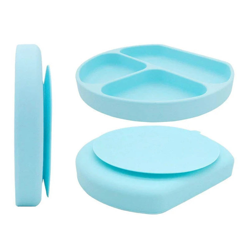Sucker Bowl BAE'B-  assiette en silicone à compartiments