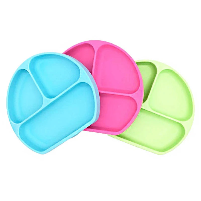 Sucker Bowl BAE'B-  assiette en silicone à compartiments