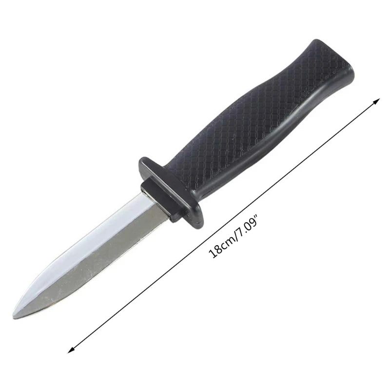 THEMEASHOP™- Halloween Party Toys Simulation Plastic Spring Retractable Fake Knife Funny Prank Spoof False Knife Trick Props