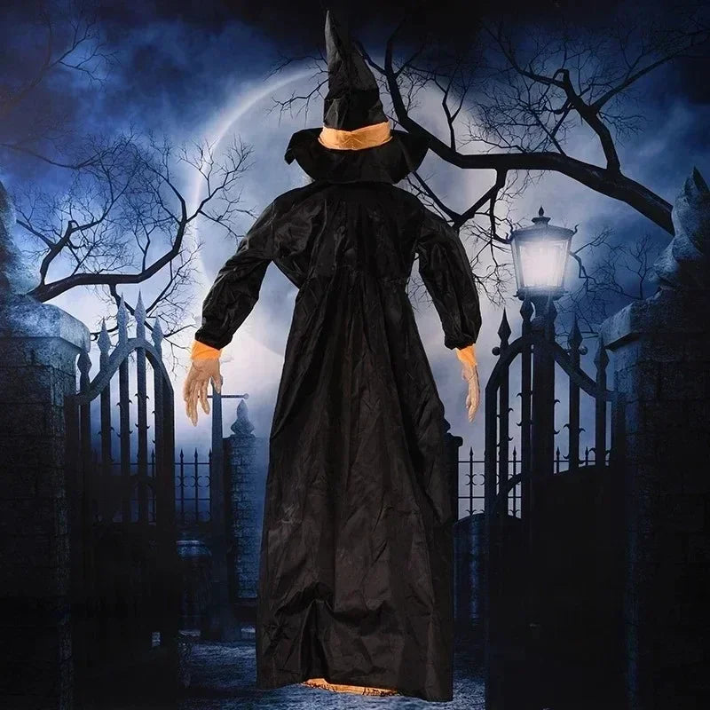 THEMEASHOP™-  Halloween Witch Ghost Decor Horror Pendant Glowing Prank Props Electric Toys Haunted House Bar Club Home Festival Decoration