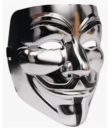 THEMEASHOP™- Halloween Cosplay Masks V for Vendetta Movie Anonymous Mask for Adult Kids Film Theme Mask Party Gift Cosplay Costume Accessory