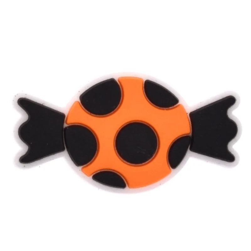 THEMEASHOP™- halloween pumpkin ghost PVC shoe Charms Buckle combination Fit Wristbands accessories Decoration Bands gift unisex party