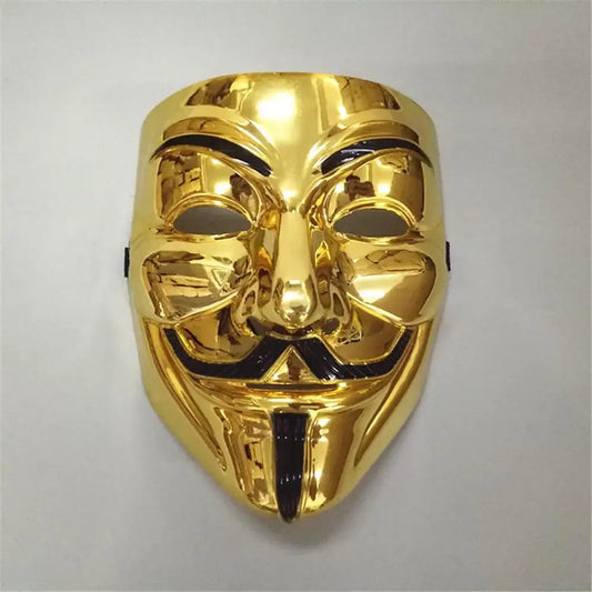 THEMEASHOP™- Halloween Cosplay Masks V for Vendetta Movie Anonymous Mask for Adult Kids Film Theme Mask Party Gift Cosplay Costume Accessory