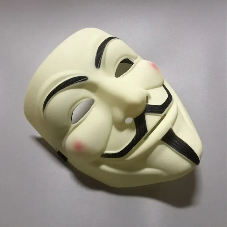 THEMEASHOP™- Halloween Cosplay Masks V for Vendetta Movie Anonymous Mask for Adult Kids Film Theme Mask Party Gift Cosplay Costume Accessory