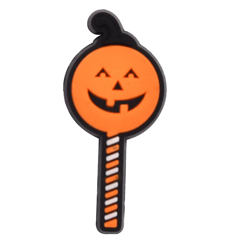 THEMEASHOP™- halloween pumpkin ghost PVC shoe Charms Buckle combination Fit Wristbands accessories Decoration Bands gift unisex party