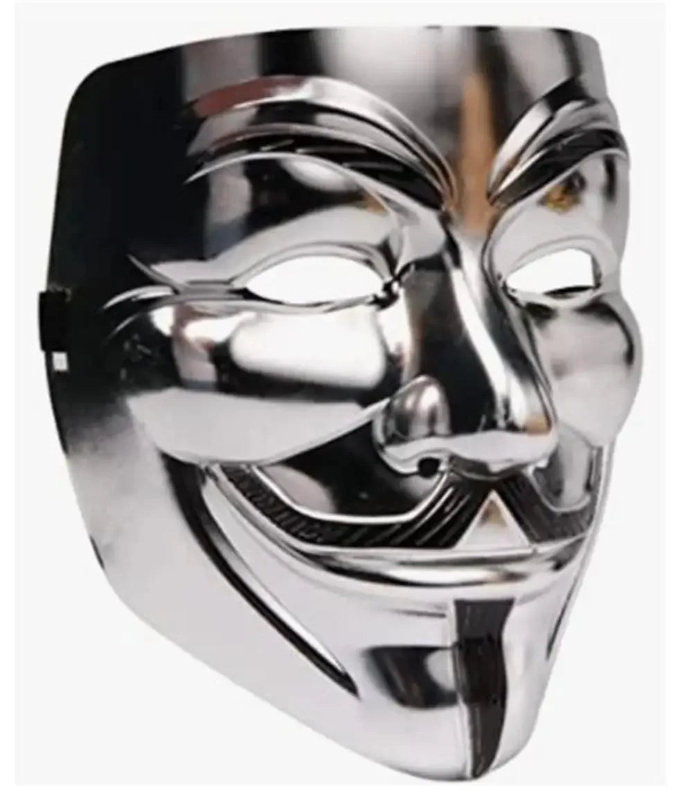 THEMEASHOP™- Halloween Cosplay Masks V for Vendetta Movie Anonymous Mask for Adult Kids Film Theme Mask Party Gift Cosplay Costume Accessory