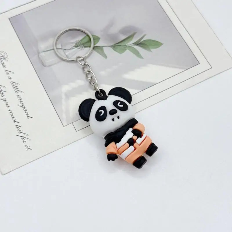 THEMEASHOP™- Halloween Decor Keychain Cute Cat Bat Spider Black Animal Funny Key Ring for DIY Craft Bag Accessory Gift