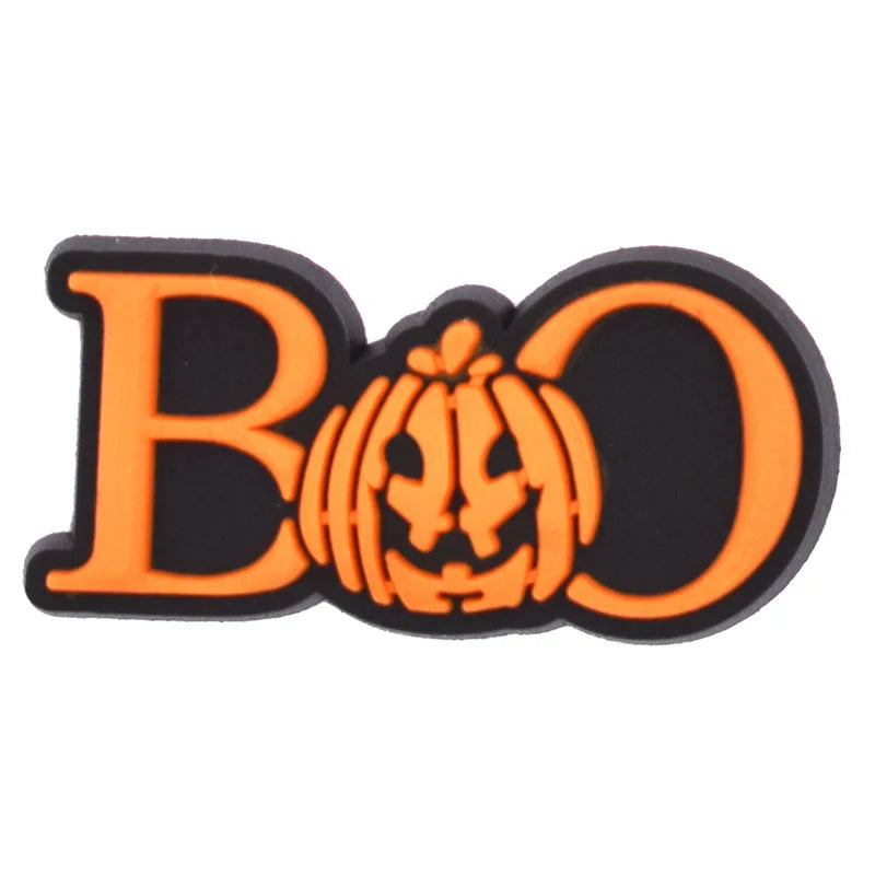 THEMEASHOP™- halloween pumpkin ghost PVC shoe Charms Buckle combination Fit Wristbands accessories Decoration Bands gift unisex party