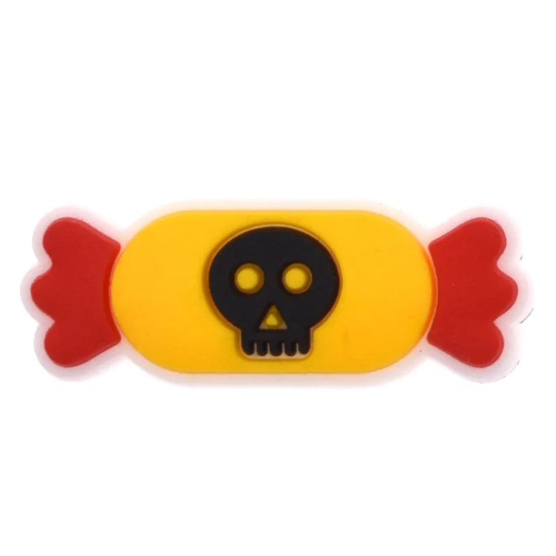 THEMEASHOP™- halloween pumpkin ghost PVC shoe Charms Buckle combination Fit Wristbands accessories Decoration Bands gift unisex party