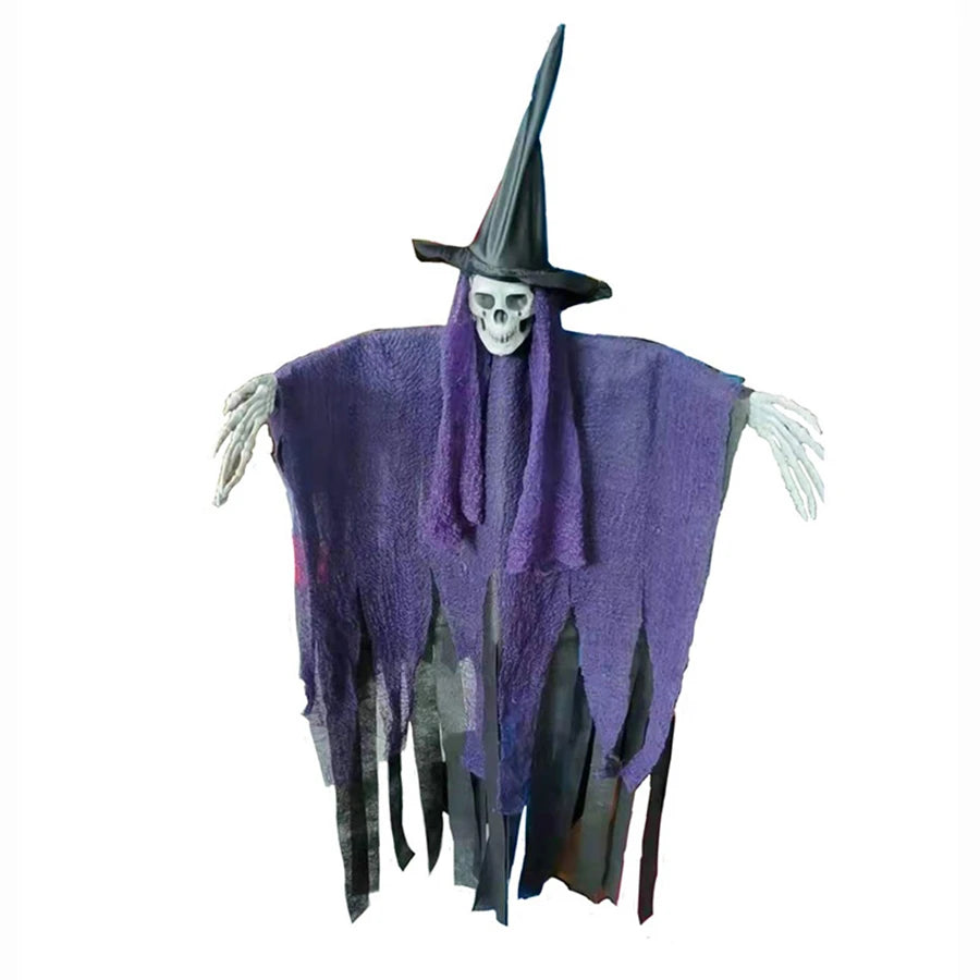 THEMEASHOP™- Halloween Hanging Skeleton Ghosts Decor Halloweens Skeleton Flying Ghost Haunted Haunted House Prop Party Decorations