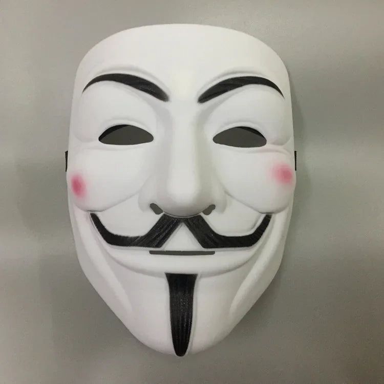 THEMEASHOP™- Halloween Cosplay Masks V for Vendetta Movie Anonymous Mask for Adult Kids Film Theme Mask Party Gift Cosplay Costume Accessory