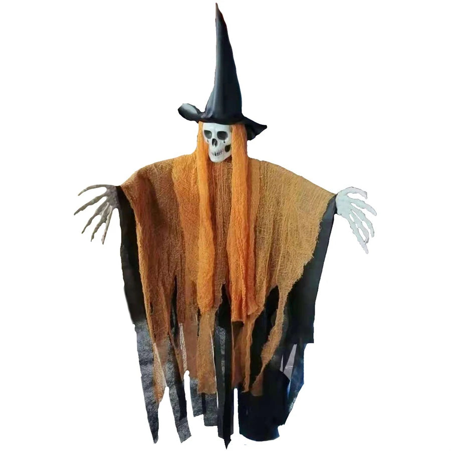 THEMEASHOP™- Halloween Hanging Skeleton Ghosts Decor Halloweens Skeleton Flying Ghost Haunted Haunted House Prop Party Decorations
