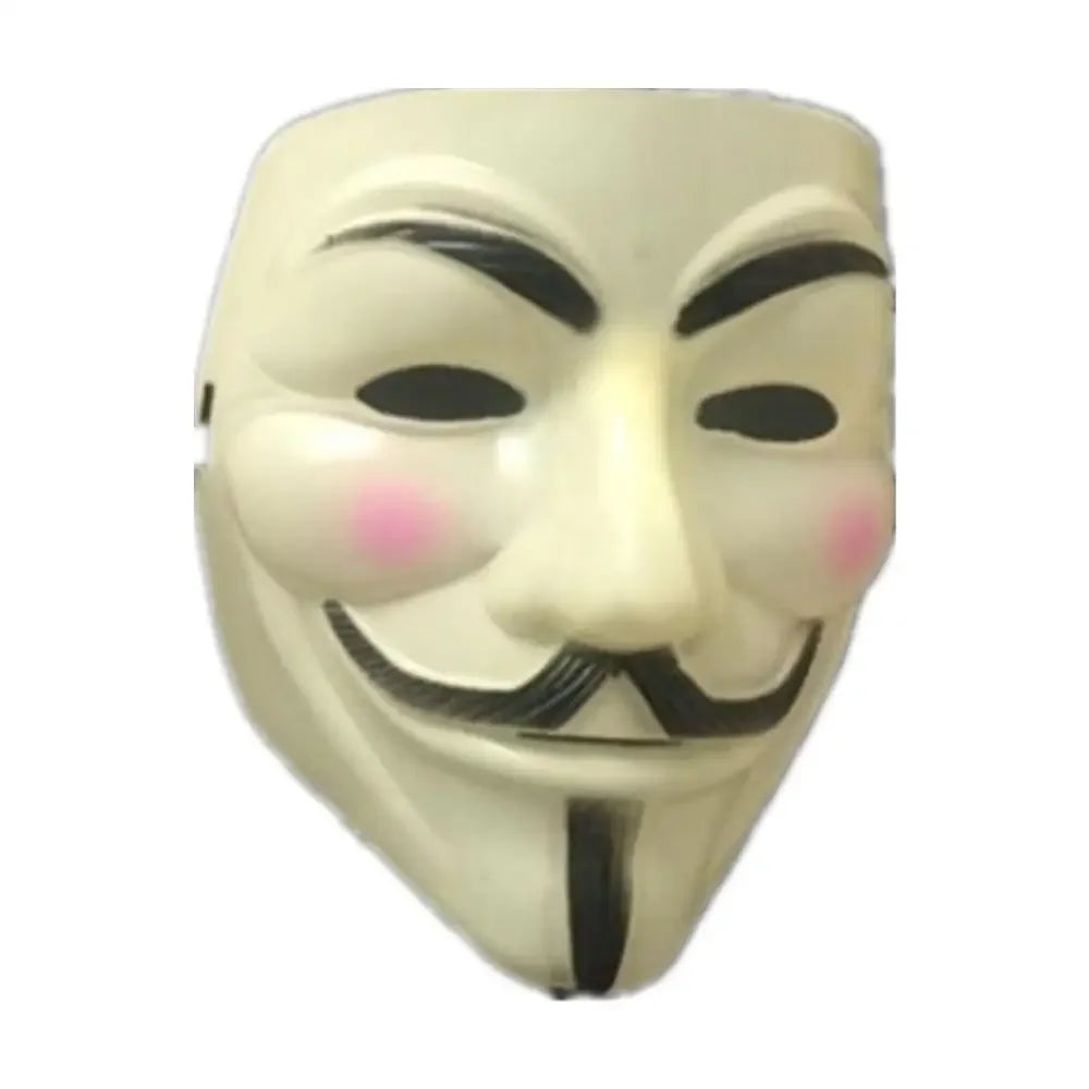THEMEASHOP™- Halloween Cosplay Masks V for Vendetta Movie Anonymous Mask for Adult Kids Film Theme Mask Party Gift Cosplay Costume Accessory