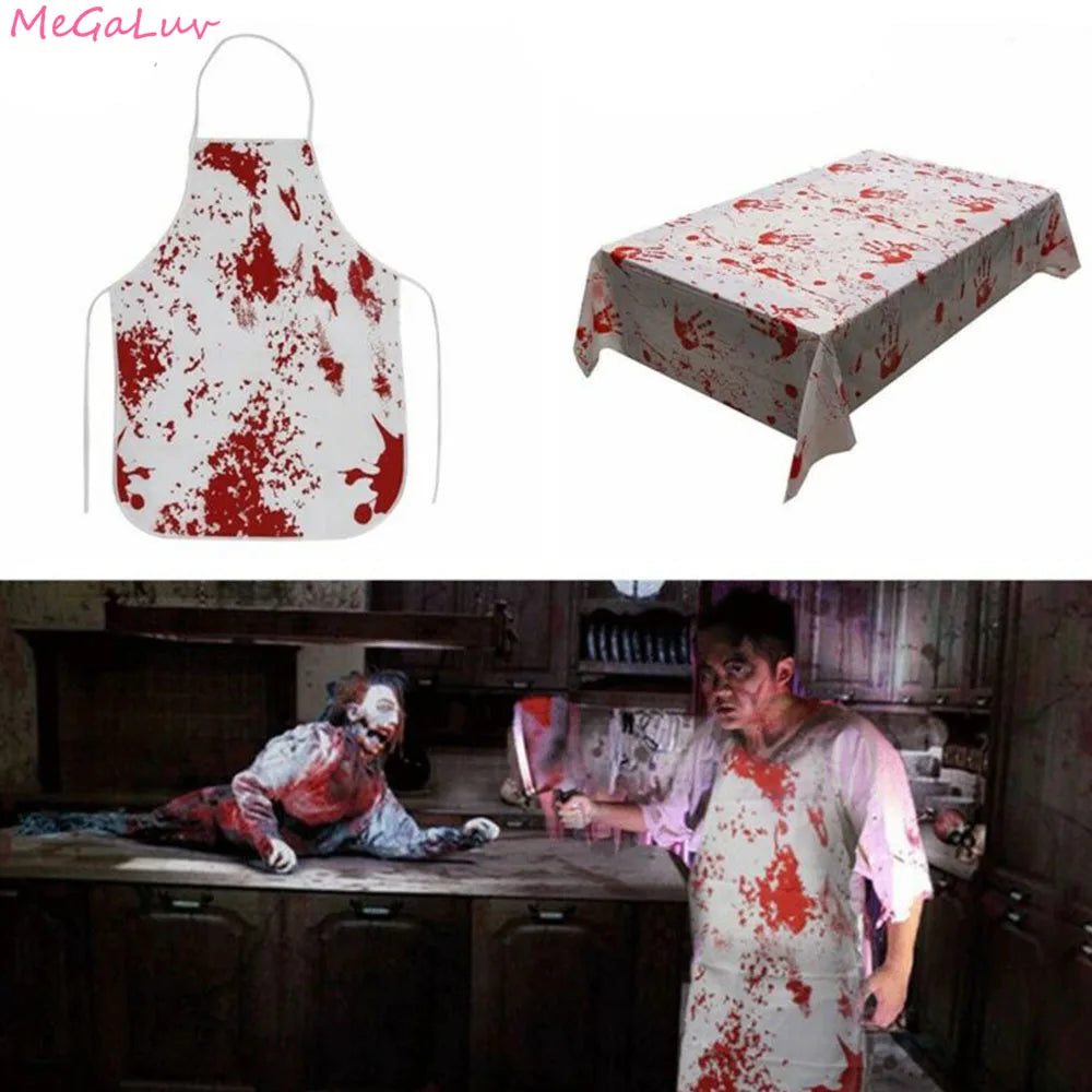THEMEASHOP™ - Nappe Imprimée sanglant Halloween