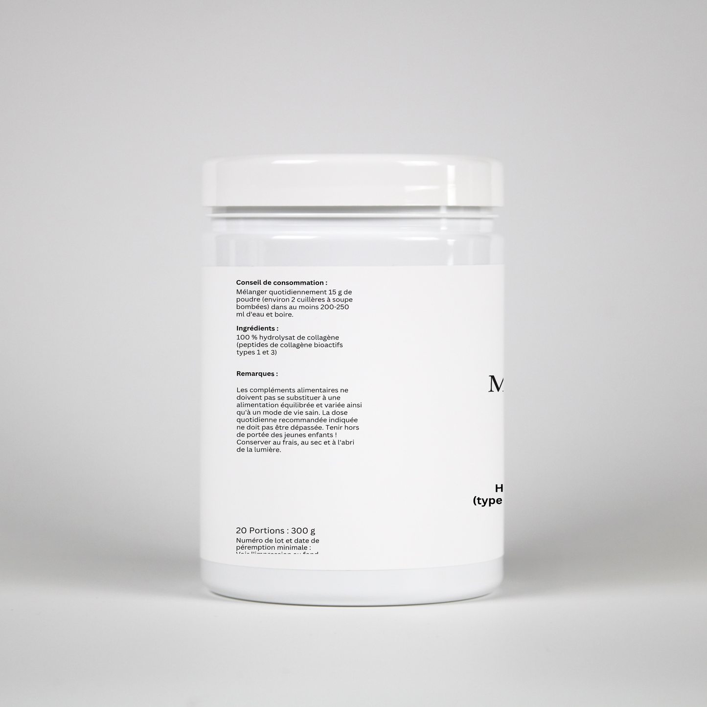 Collagène Hydrolysate – 300g