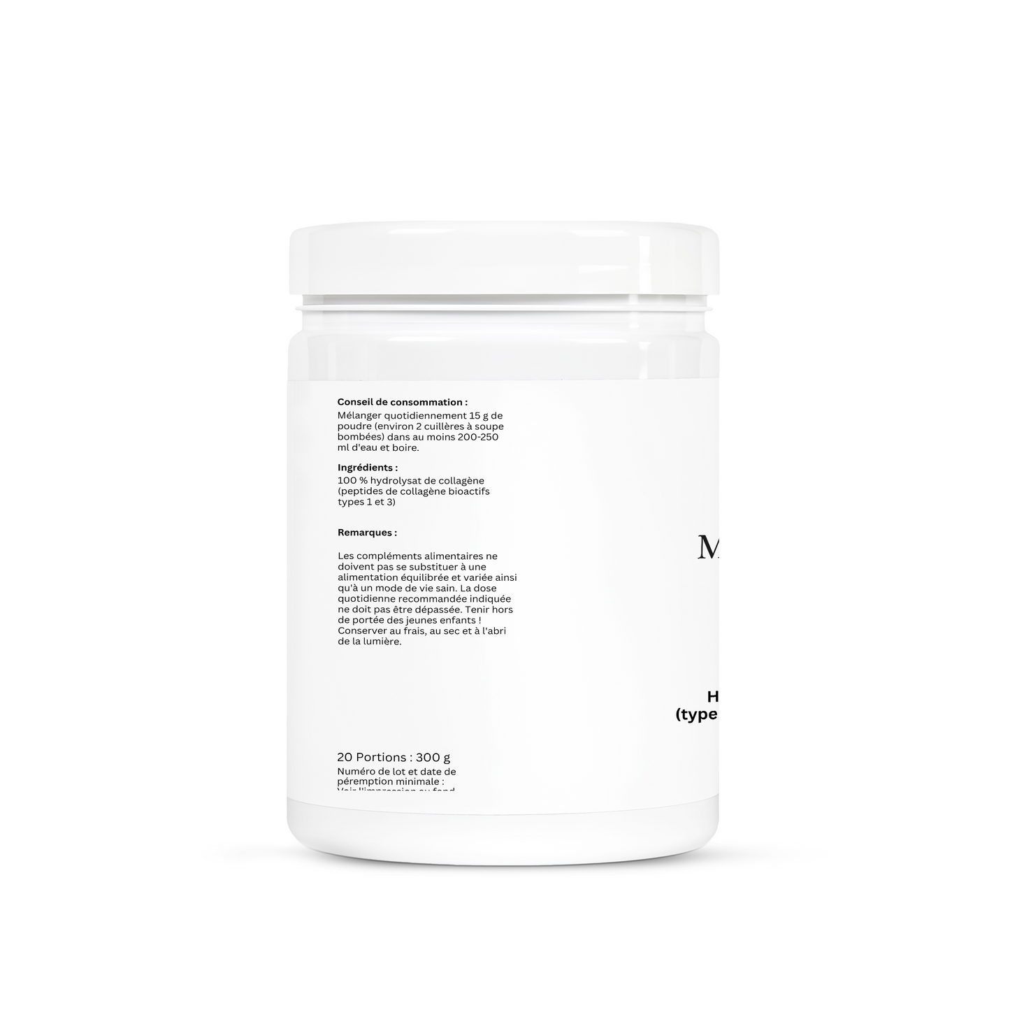 Collagène Hydrolysate – 300g