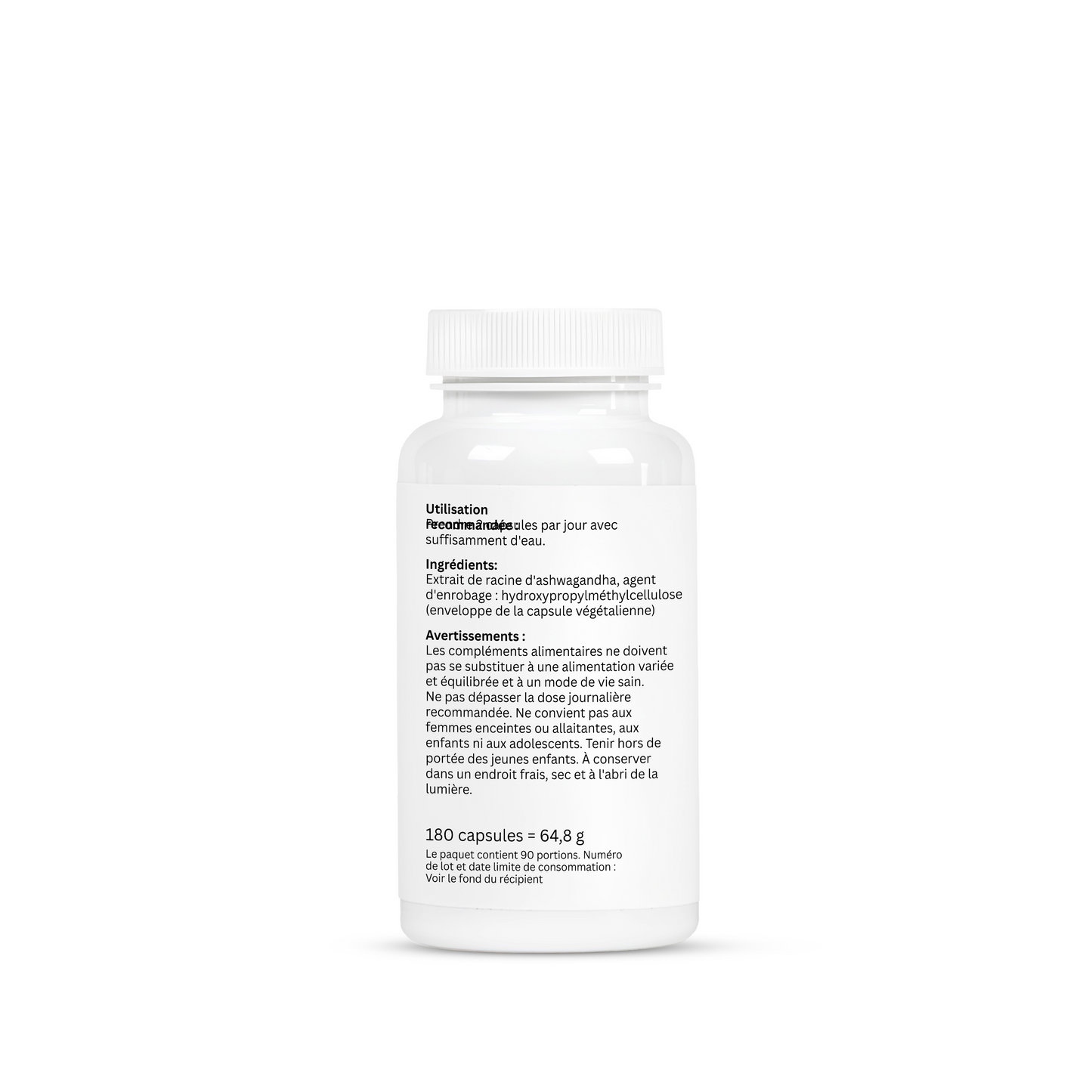 Ashwagandha – 180 Capsules